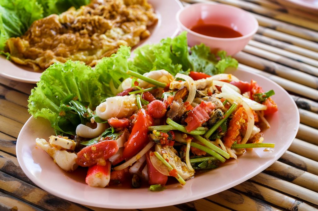 sliced-vegetable-and-cooked-food-on-white-ceramic-plate-1234535 (1)